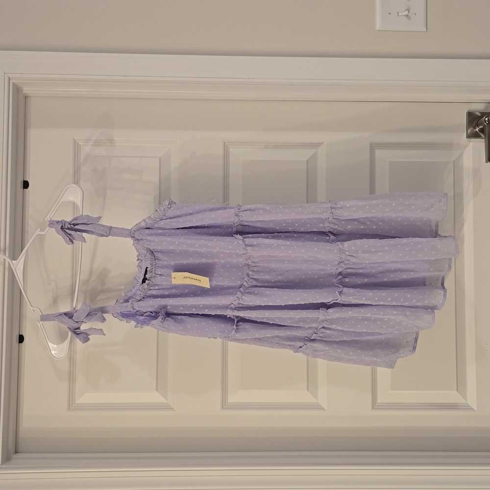 XL Trixxi Lilac Dot Dress
